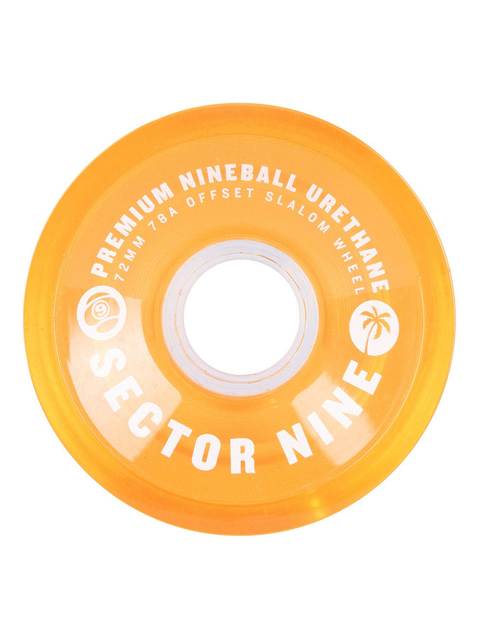 Sector 9 Nineball Orange 72mm Skateboard Wheels | ORANGE
