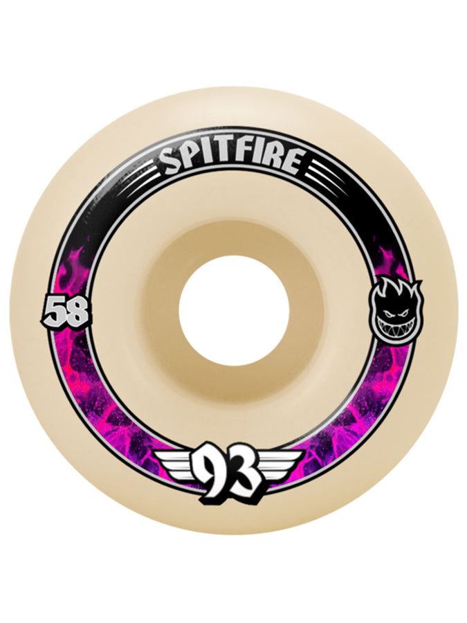 Spitfire F4 Radials 93DU 58mm Skateboard Wheels | NATURAL