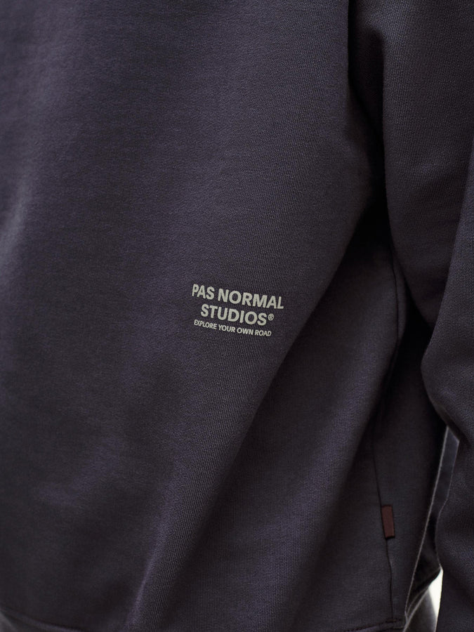 Pas Normal Studios Off-Race Crewneck Sweatshirt Fall 2026 | IRON GREY