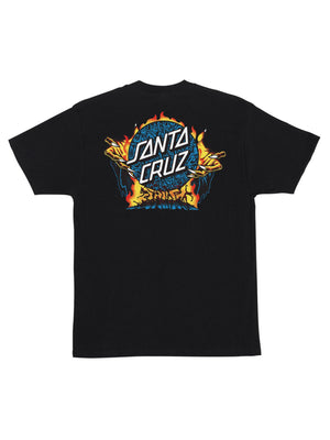 Santa Cruz Knox Firepit Dot Short Sleeve T-Shirt Summer 2024