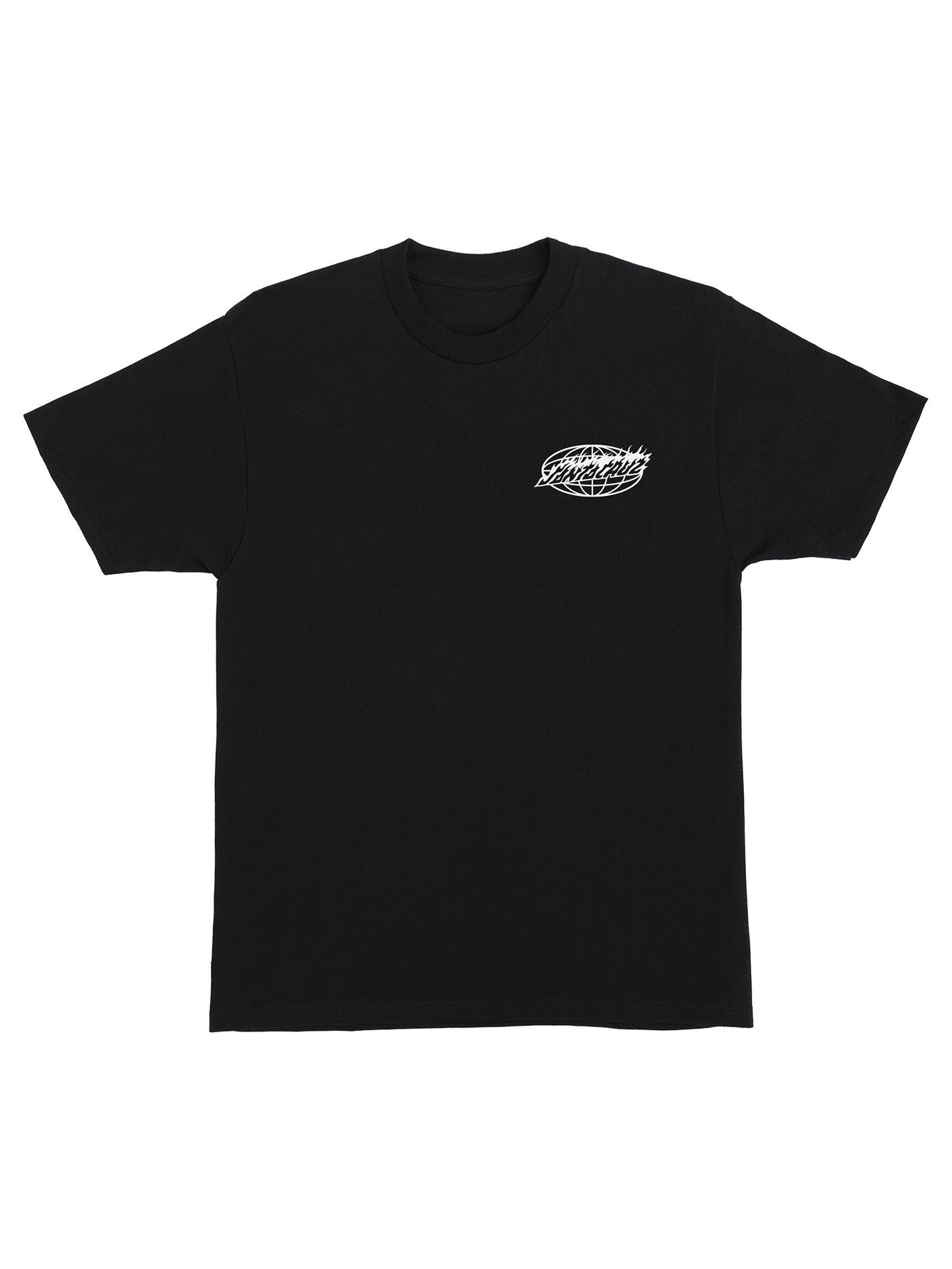 Santa Cruz Global Flame Dot Mono T-Shirt Summer 2024