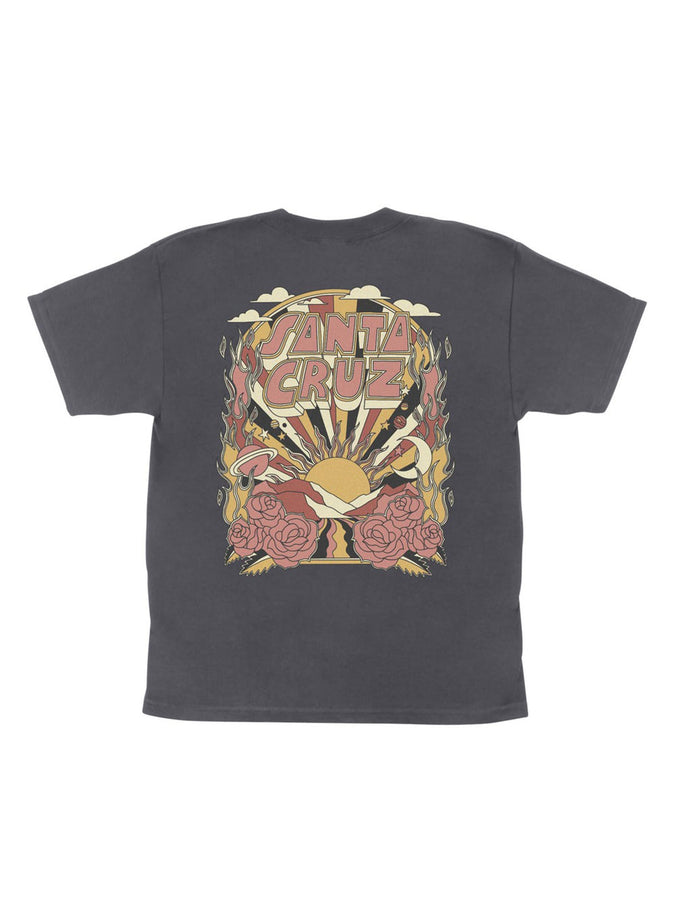 Santa Cruz Foxy Sun Short Sleeve T-Shirt Summer 2024 | CHARCOAL