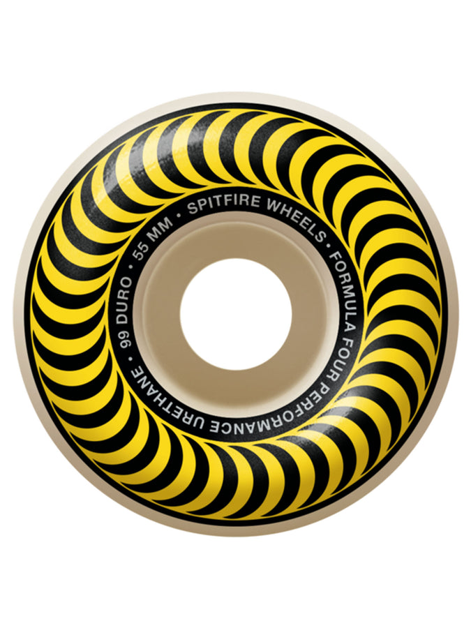 Spitfire Classic Skateboard Wheels | WHITE/YELLOW