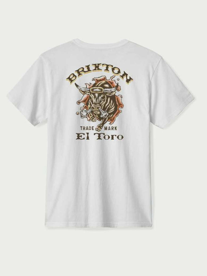 Brixton El Toro Short Sleeve T-Shirt Summer 2024 | WHITE