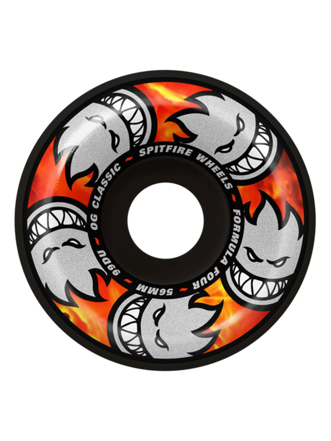 Spitfire F4 Multiball Og Classic 56mm Skateboard Wheels | BLACK