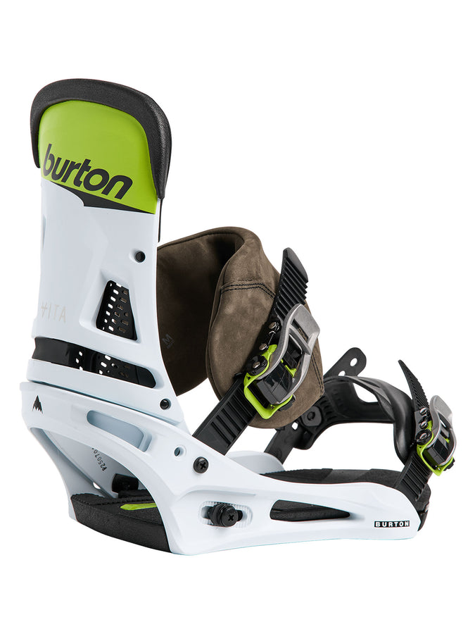 Burton Malavita Reflex Snowboard Bindings 2026.5 | GREEN/WHITE/BLACK (A34)