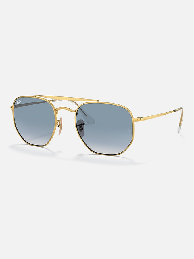 Ray Ban The Marshal Sunglasses | GOLD/LIGHT BLUE GRADIENT