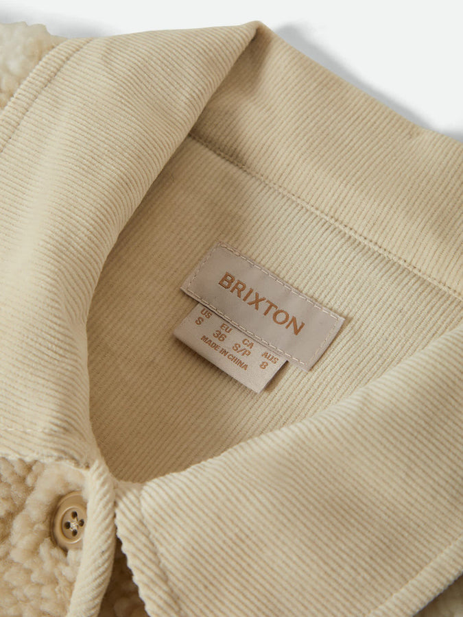 Brixton Deliah Sherpa Jacket Holiday 2025 | WHT NATURAL FINISH LINE CHECK