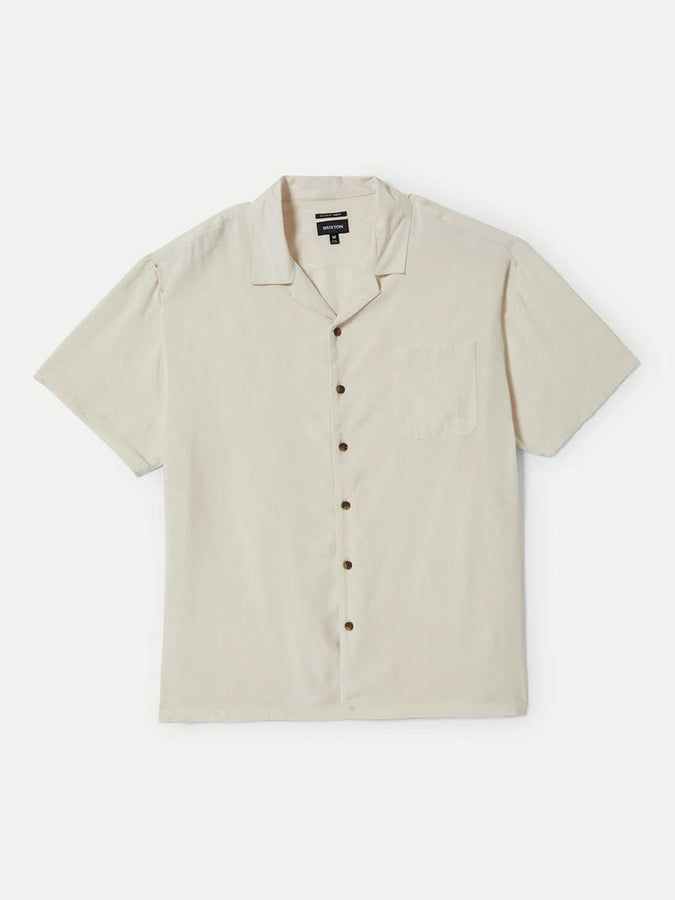 Brixton Bunker Short Sleeve Buttondown Shirt Spring 2025 | WHITECAP