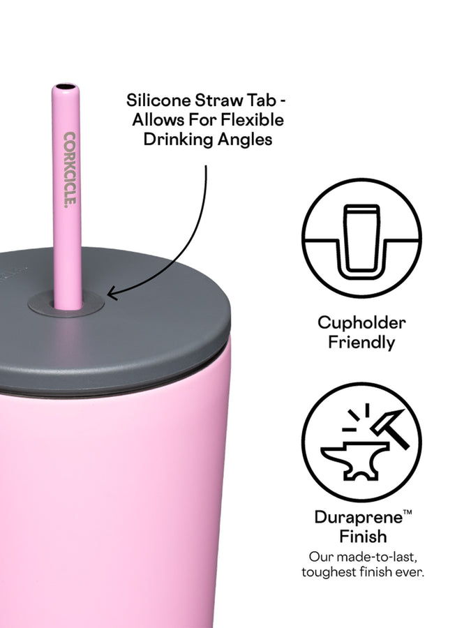 Corkcicle 24oz  Sun Soaked Pink Cold Cup | SUN SOAKED PINK
