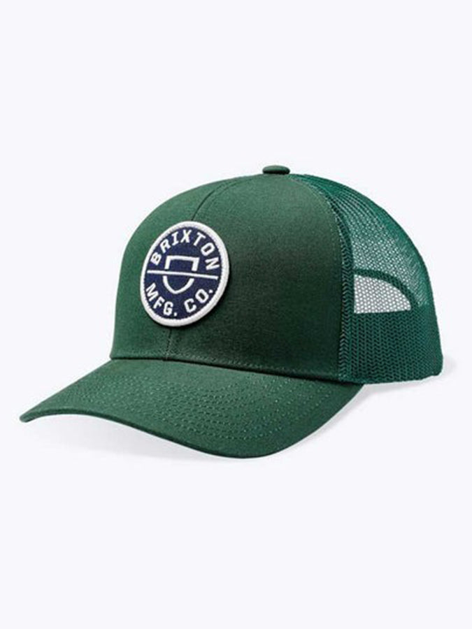 Brixton Crest Netplus Trucker Hat | TREKKING GREEN / TREKKING GREEN