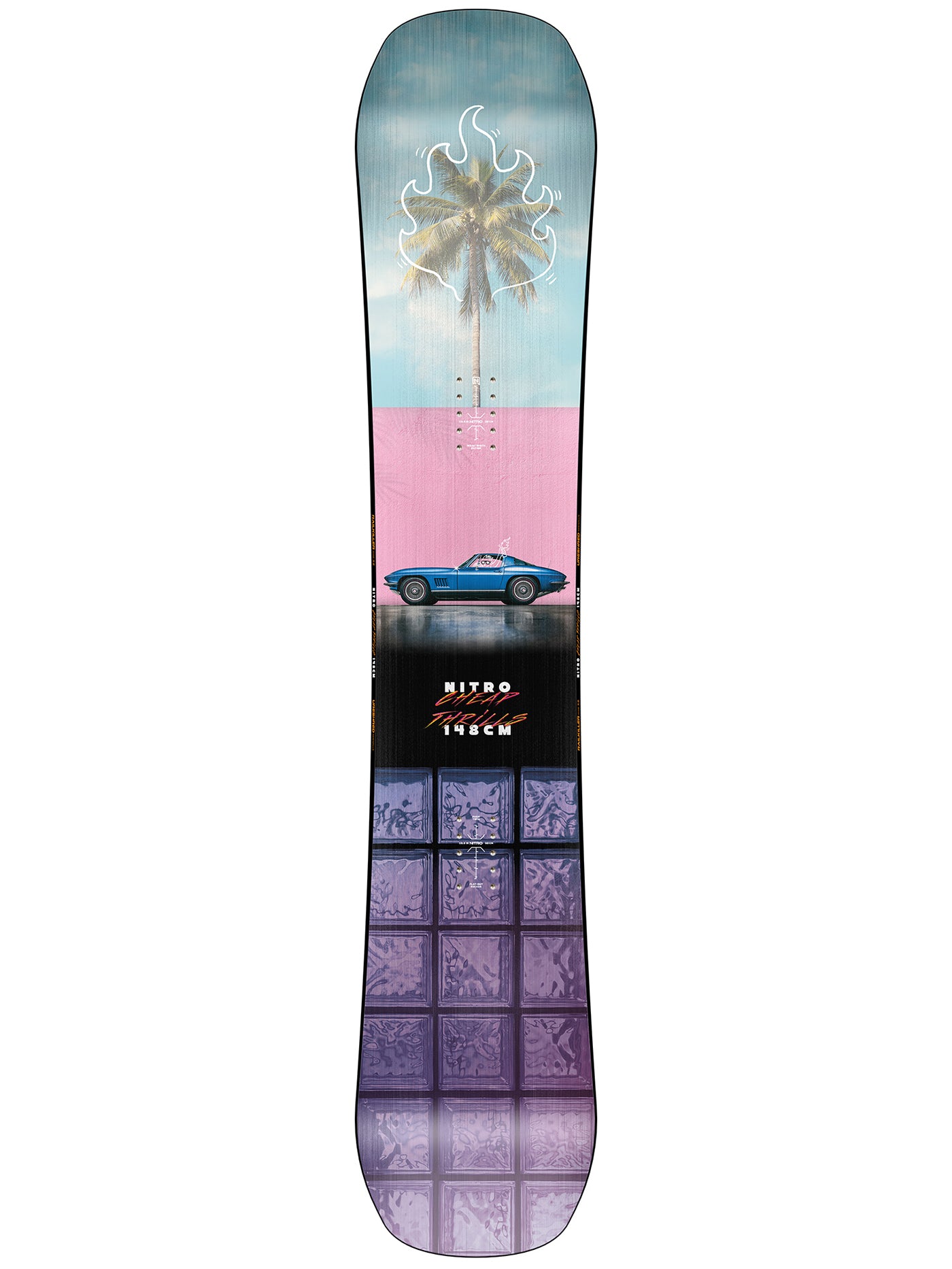 Nitro Cheap Thrills Wide Snowboard 2025