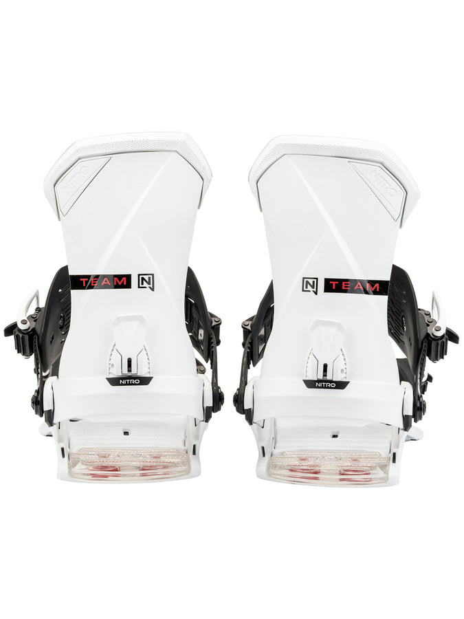 Nitro Team Snowboard Bindings 2025 | WHITE