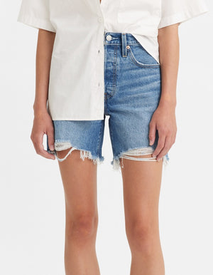 Levis 501 Mid Thigh Well Sure Shorts Spring 2024