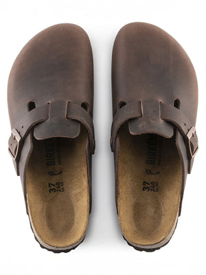 Birkenstock Boston Oiled Leather R Habana Shoes Spring 2025