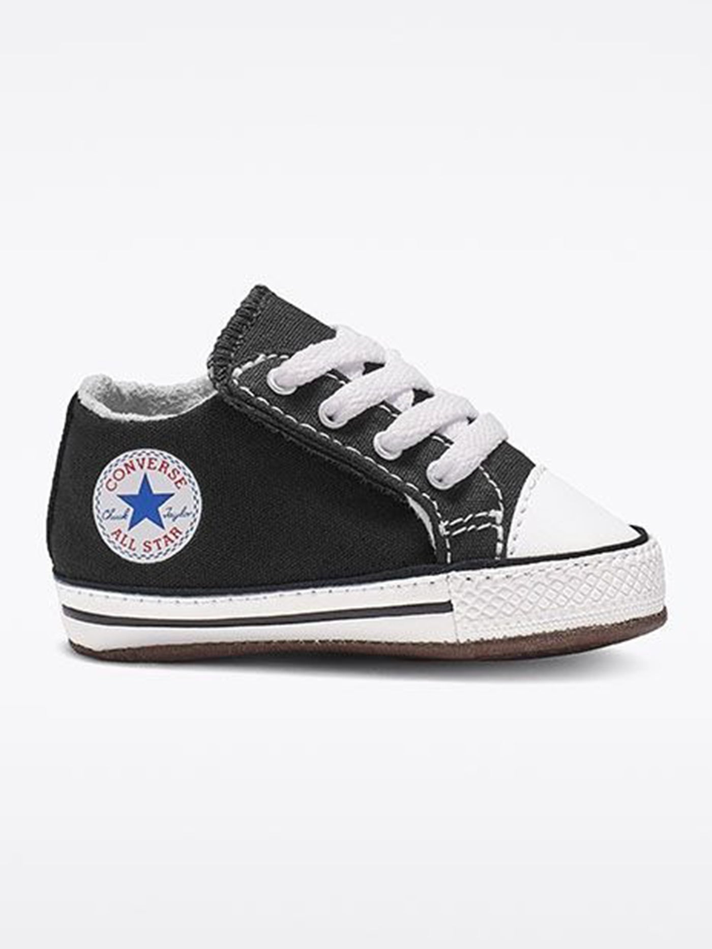 infant black high top converse