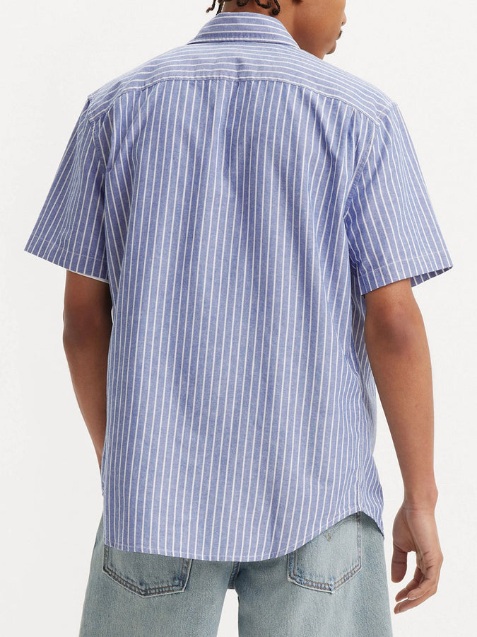 Levis Classic 1 Pocket Standard Buttondown Shirt Spring 2024 | EMIL DEJA VU BLU E (0133)