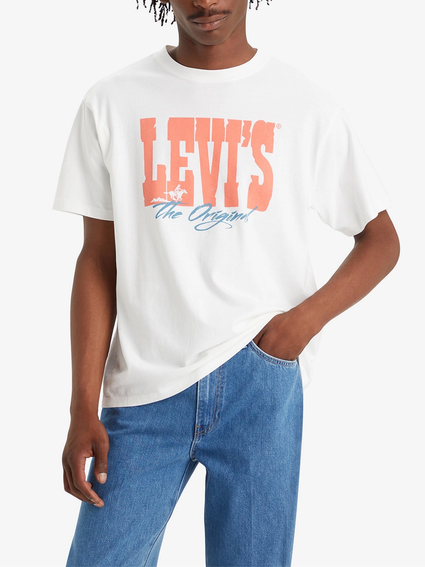 Levis Vintage Fit Graphic Archival White T-Shirt Spring 2024
