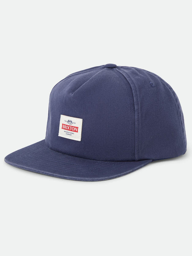 Brixton Trademark Snapback Hat | WASHED NAVY