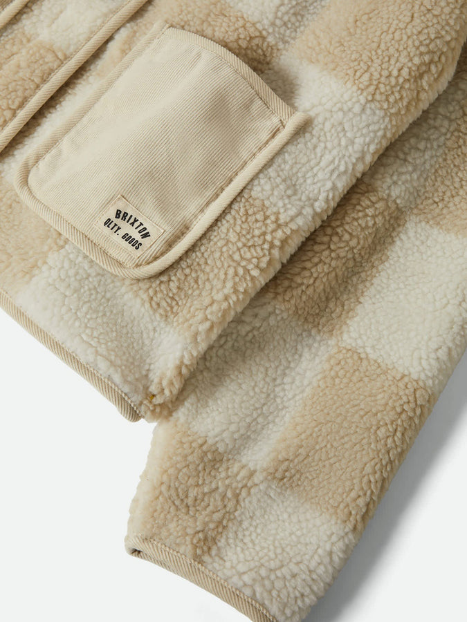 Brixton Deliah Sherpa Jacket Holiday 2025 | WHT NATURAL FINISH LINE CHECK