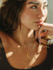 Salty Cali Crescent Moon Pendant Necklace