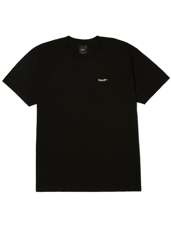Huf 89 Embroidred T-Shirt Summer 2026 | BLACK/WHITE