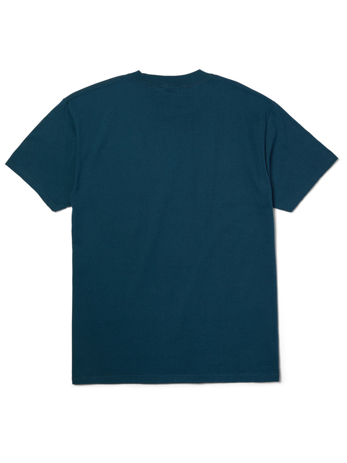 Huf 89 Embroidred T-Shirt Summer 2026 | HARBOR BLUE/WHITE