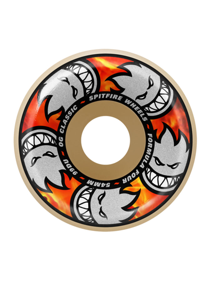 F4 Multiball Og Classic Skateboard Wheels | NATURAL