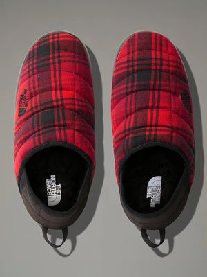 The North Face Thermoball Traction Mule V Red Plaid 2024