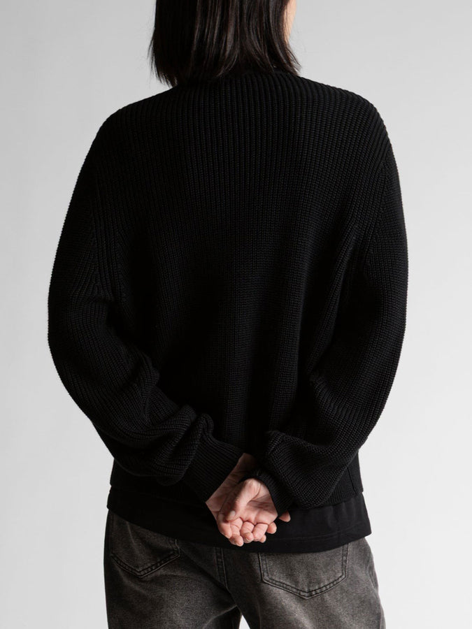 Wasted Paris Script Cardigan Holiday 2026 | BLACK