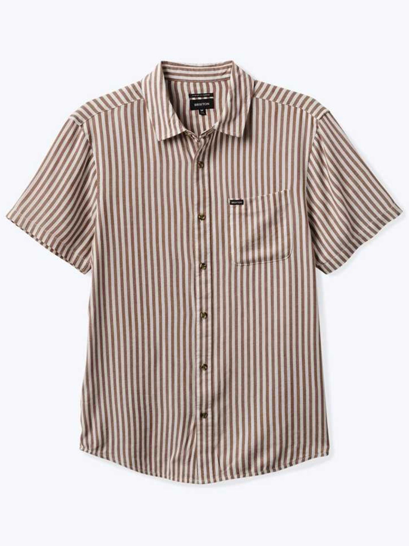 Brixton Charter Herringbone Buttondown Shirt Summer 2024