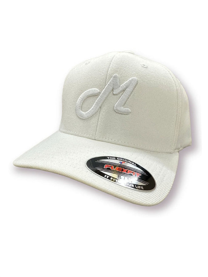 Mehrathon 90s Montreal Fitted Flexfit Hat Fall 2023 |  WHITE