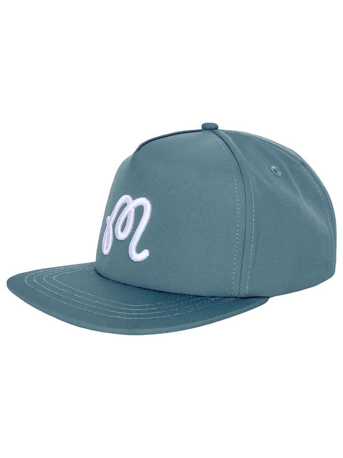 Malbon M Snapback Hat Summer 2026 | AEGEAN BLUE