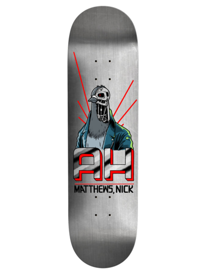 Anti-Hero Matthews The Pigeonatore 8.25'' Skateboard Deck | SILVER