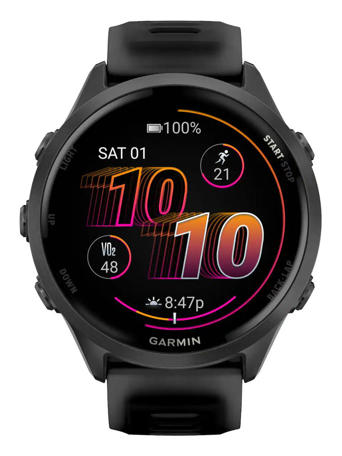 Garmin Forerunner 570 47mm Slate Gray Aluminum/Black Watch | SLATE GRAY ALUMINUM/BLACK