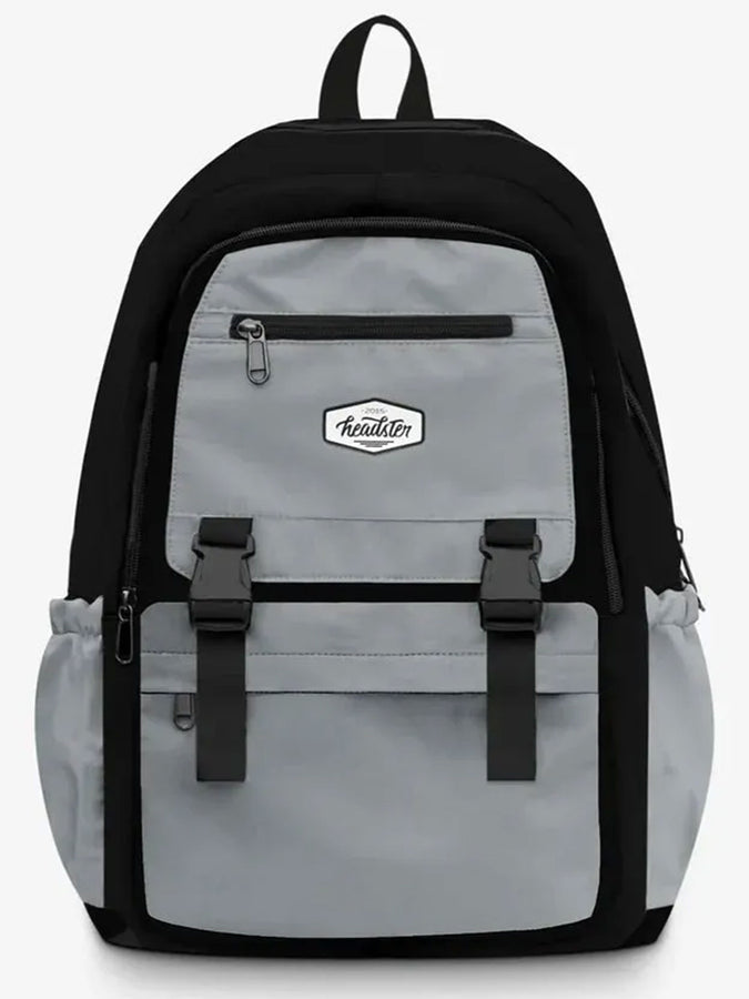 Headster Colorblock Charcoal Backpack | CHARCOAL