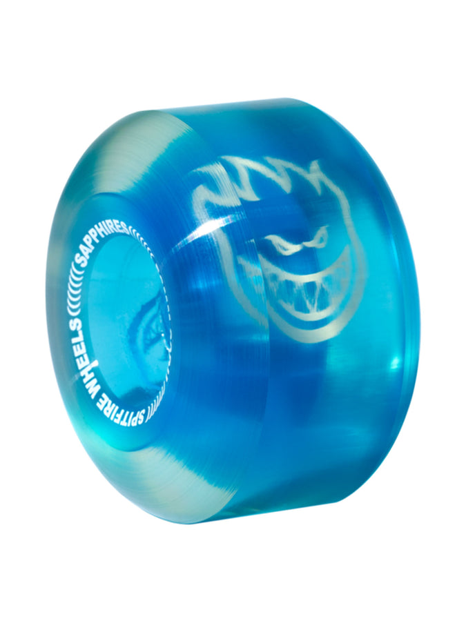 Spitfire Sapphire 90HD Clear/Blue Skateboard Wheels | CLEAR/BLUE