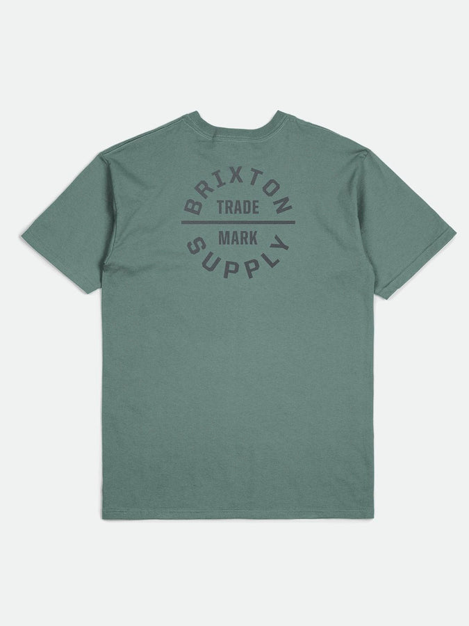Brixton Oath V T-Shirt Spring 2024 | CHINOIS GREEN/CHARCOAL