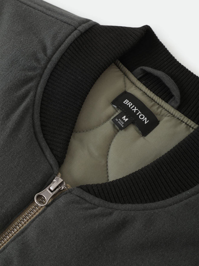 Brixton Builders Abraham Reversible Vest Fall 2026 | BLACK/OLIVE SURPLUS