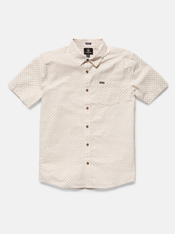 Volcom Bankstone II Short Sleeve Buttondown Shirt Summer 2026 | DIRTY WHITE (DW7)