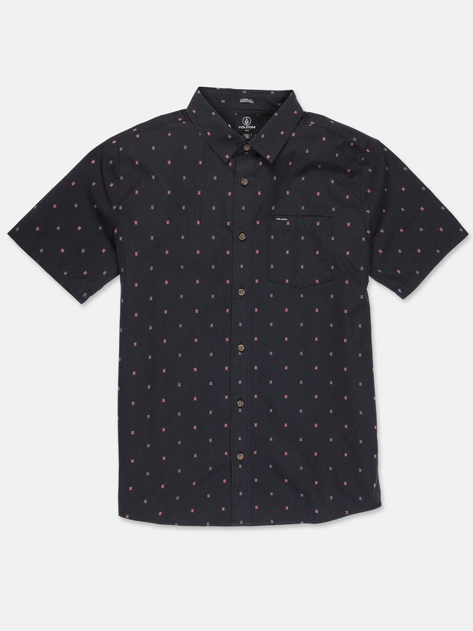 Volcom Bankstone II Short Sleeve Buttondown Shirt Fall 2026 | BLACK (BLK)