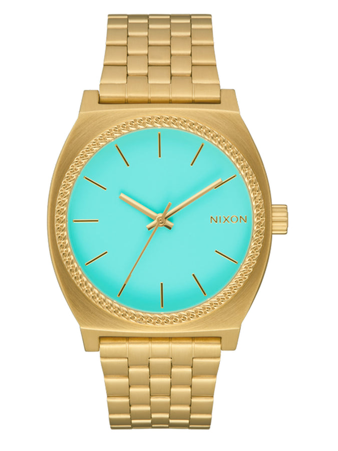 Nixon Time Teller Chateau 90 Gold/Turquoise/Gold Watch | GOLD/TURQUOISE/GOLD (5345)