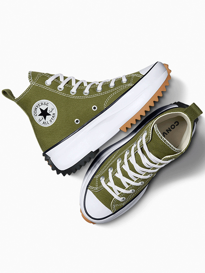 Converse kaki shop vert