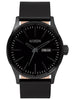 Nixon Sentry Leather All Black Watch 2024