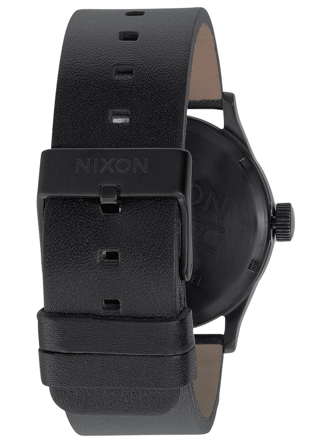 Nixon Sentry Leather All Black Watch 2024 | ALL BLACK (001)