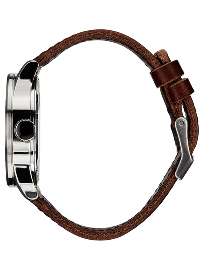 Nixon Sentry Leather Blue/Brown Watch 2025 | BLUE/BROWN (1524)