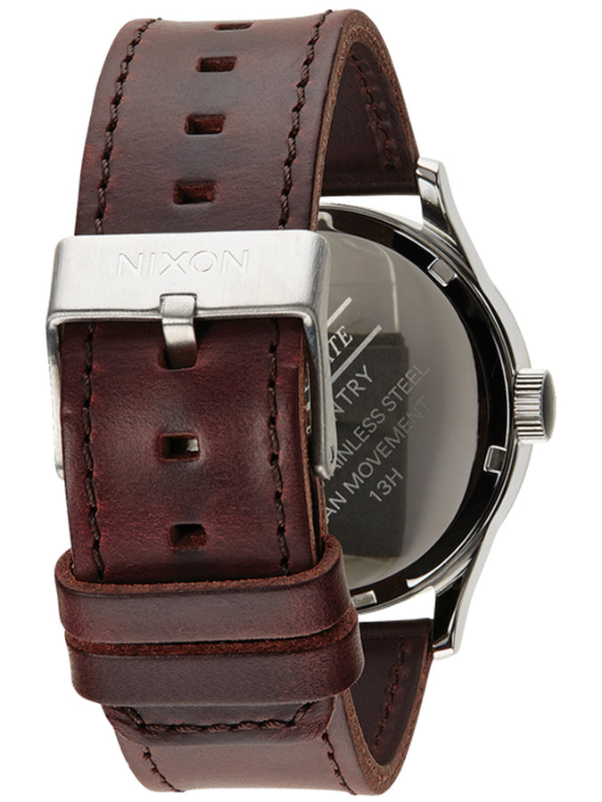 Nixon Sentry Leather Blue/Brown Watch 2025 | BLUE/BROWN (1524)
