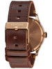 Nixon Sentry Leather Rose Gold/Gold/Gunmetal Watch 2025
