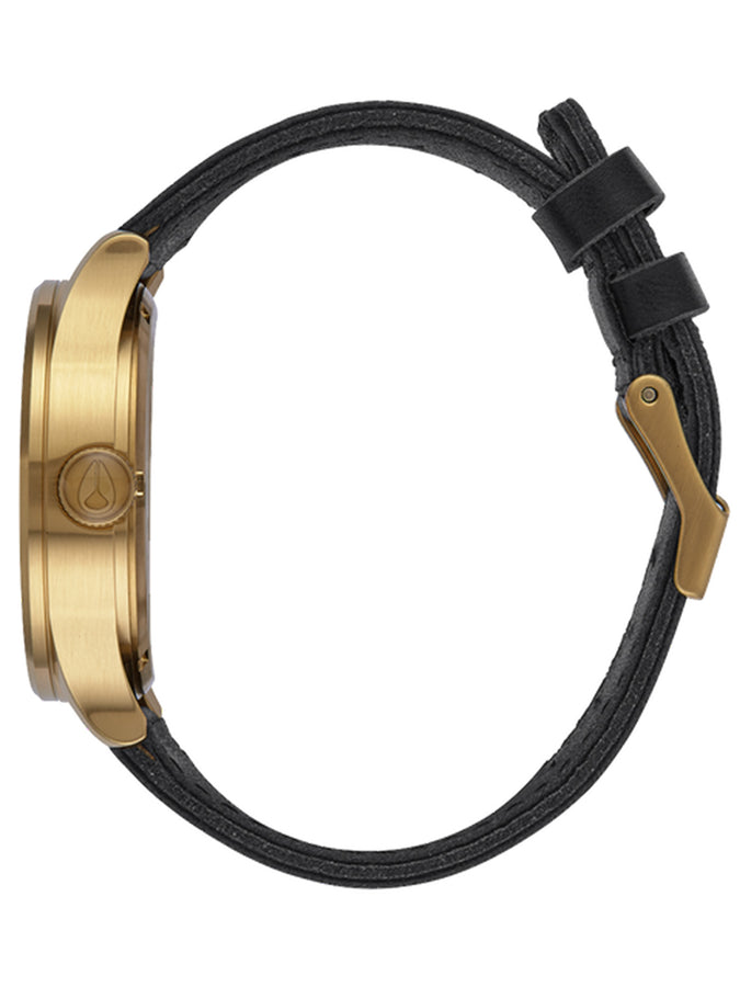 Nixon Sentry Leather Gold/Black Watch 2025 | GOLD/BLACK (513)