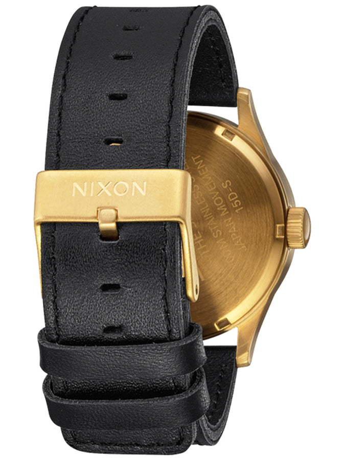 Nixon Sentry Leather Gold/Black Watch 2025 | GOLD/BLACK (513)
